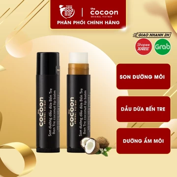 [SVIP] Son dưỡng môi chiết xuất dầu dừa Bến Tre Cocoon Ben Tre Coconut Lip Balm
