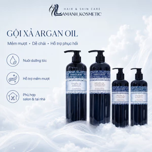 Cặp Dầu Gội Xả HISCHER Argan Oil 500ml/1000ml | Dưỡng Tóc Mềm Mượt, Hỗ Trợ Phục Hồi Tóc Khô Xơ.