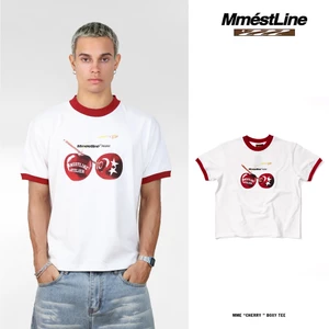 Áo thun MMESTLINE "CHERRY" form Boxy vải Premium Cotton