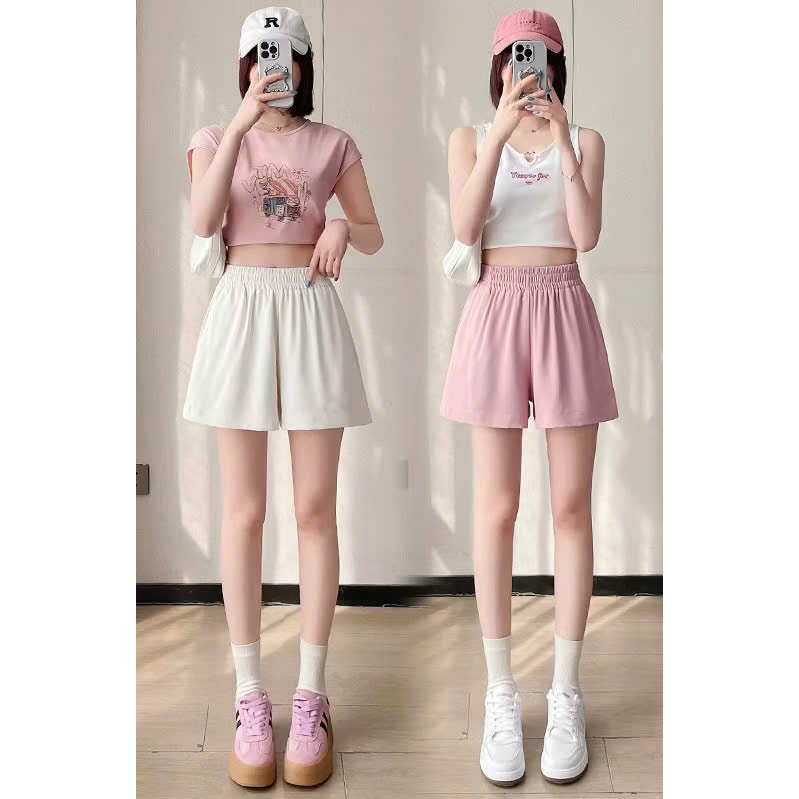 Quần short ngắn vải đũi thời trang có 2 túi , thoáng mát và tiện lợi với túi đựng | BigBuy360 - bigbuy360.vn