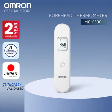 Nhiệt Kế Điện Tử Đo Trán OMRON MC-F300 | Đo Nhanh 1 Giây, Cảm Biến Từ Xa Thông Minh, Âm Báo, Đèn Nền