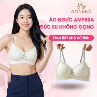 [ AMYBRA NEW ] Áo Ngực Nữ Không Gọng Có Mút Đệm Nâng Ngực – Áo Lót Nữ Su Đúc Mềm Mịn Thoáng Khí AMYBRA A967