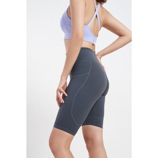 Quần Legging Đùi Ngố Tập Gym Yoga Nữ ICADO AT17 Quần Đùi Thể Thao Co Giãn 4 Chiều  thegioidotap