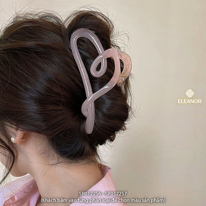 Kẹp tóc nữ Eleanor Accessories hình trái tim phụ kiện tóc kẹp càng cua 12256