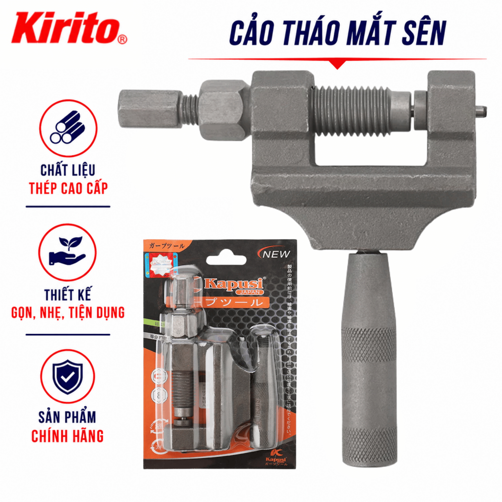 Cảo Tháo Mắt Sên Xe Máy Xe Đạp Kapusi Nhật Bản Cao Cấp - Vam Đột Xích Chuyên Dụng