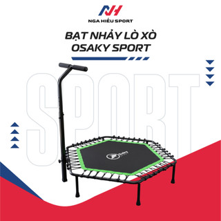 Osaky Sport - Tấm bạt lò xo Có tay cầm, 50inch Thiết bị thể thao thể dục, điều chỉnh chiều cao - Bảo hành 12 tháng