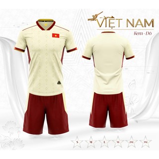 Bộ Quần Áo Bóng Đá Người Lớn - Đội Tuyển Việt Nam ( Vải Mè )