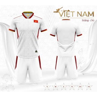 Bộ Quần Áo Bóng Đá Người Lớn - Đội Tuyển Việt Nam ( Vải Mè )