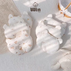 Gối lõm tim sơ sinh Win trần xốp Hàn Bamboo