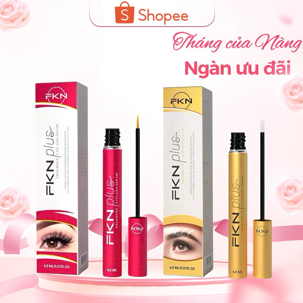 Combo Dưỡng mi, mày fkn plus bản cao cấp năm 2025 6ml | Shopee Việt Nam