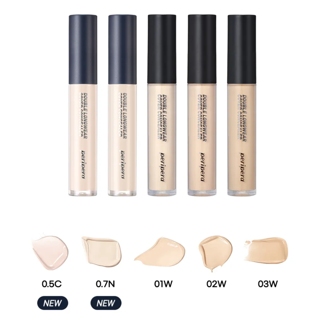 [LIVE] Kem Che Khuyết Điểm Peripera Double Longwear Cover Concealer 5.5g