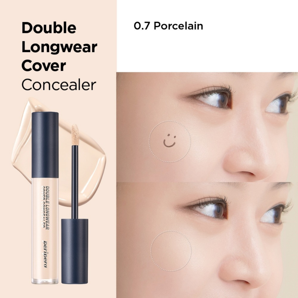 [LIVE] Kem Che Khuyết Điểm Peripera Double Longwear Cover Concealer 5.5g