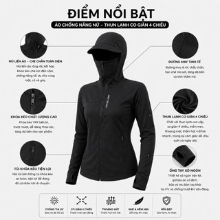 Áo chống nắng Unisex vải Thun lạnh co giãn 4 chiều thoáng mát  Bảo vệ da mùa hè ACN86