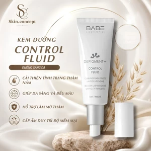 Kem Dưỡng BABE Depigment Control Fluid Mờ Thâm Mụn, Giảm Thâm Nám, Làm Sáng Da 40ml