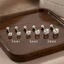 Bông tai nụ nam nữ chuôi bạc 925 đính đá Zircon,bông tai nụ bạc nam nữ phong cách Hàn Quốc bền đẹpChicEarJewery