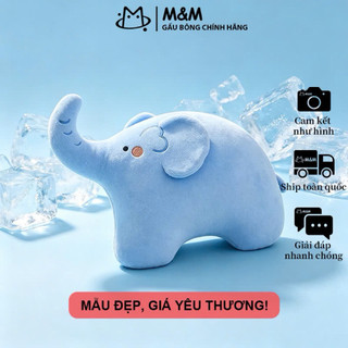 Gấu Bông Gối Tựa Mát Lạnh - Thiết Kế Dễ Thương Mềm Mại, Chất Liệu Thoáng Mát Thoải Mái, Đồ Dùng Thư Giãn Hoàn Hảo Cho Mọ