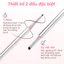 Bút Kẻ Mắt 2 Đầu LULU&NANA Siêu Mảnh Chì Kẻ Mắt Mượt Mà Lâu Trôi Bền Màu Khô Nhanh Bám Lâu