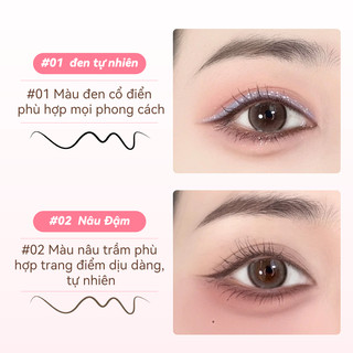 Bút Chì Kẻ Mắt LULU&NANA Đầu Vát Dễ Kẻ Nét Tự Nhiên Chống Thấm Nước Không Lem Lâu Trôi Slim Gel Eyeliner 0,06g