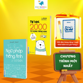 Sách - Combo Tự học ngữ pháp tiếng Anh cơ bản và Tự học 2000 từ vựng tiếng Anh theo chủ đề - Khổ nhỏ cầm tay