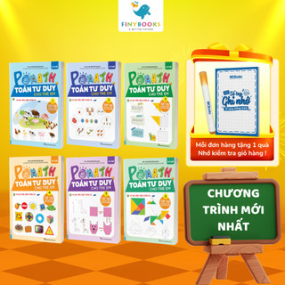Sách - Bộ sách Pomath – Toán tư duy cho trẻ em từ 4 - 6 tuổi - Phân loại Lẻ/Combo