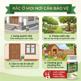 🐍Bột Đuổi Rắn 70g Xua Đuổi Rắn Hiệu Quả Lâu Dài Ngăn Rắn Bò Vào Nhà🐍BAO dùng cho sân vườn nhà ở kho hàng hành lang