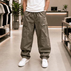 Quần Jogger Cargo Nam Gấu Chun Điều Chỉnh ,Thời Trang Đường Phố, Vừa Vặn Siêu Mỏng với Nhiều Túi 3R3