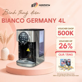 HCM Bình thuỷ điện Bianco Germany 4L model 2024, 7 mức nhiệt, khóa tự động an toàn GermanySnT 60025