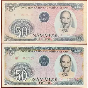 Sưu Tầm Xưa Việt Nam 50 đồ.ng 1985 cầu Thăng Long Mới 90%