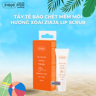 (DATE 3-2027) Tẩy Tế Bào Chết Môi Ziaja Sunny Mango Hương Xoài 12ml
