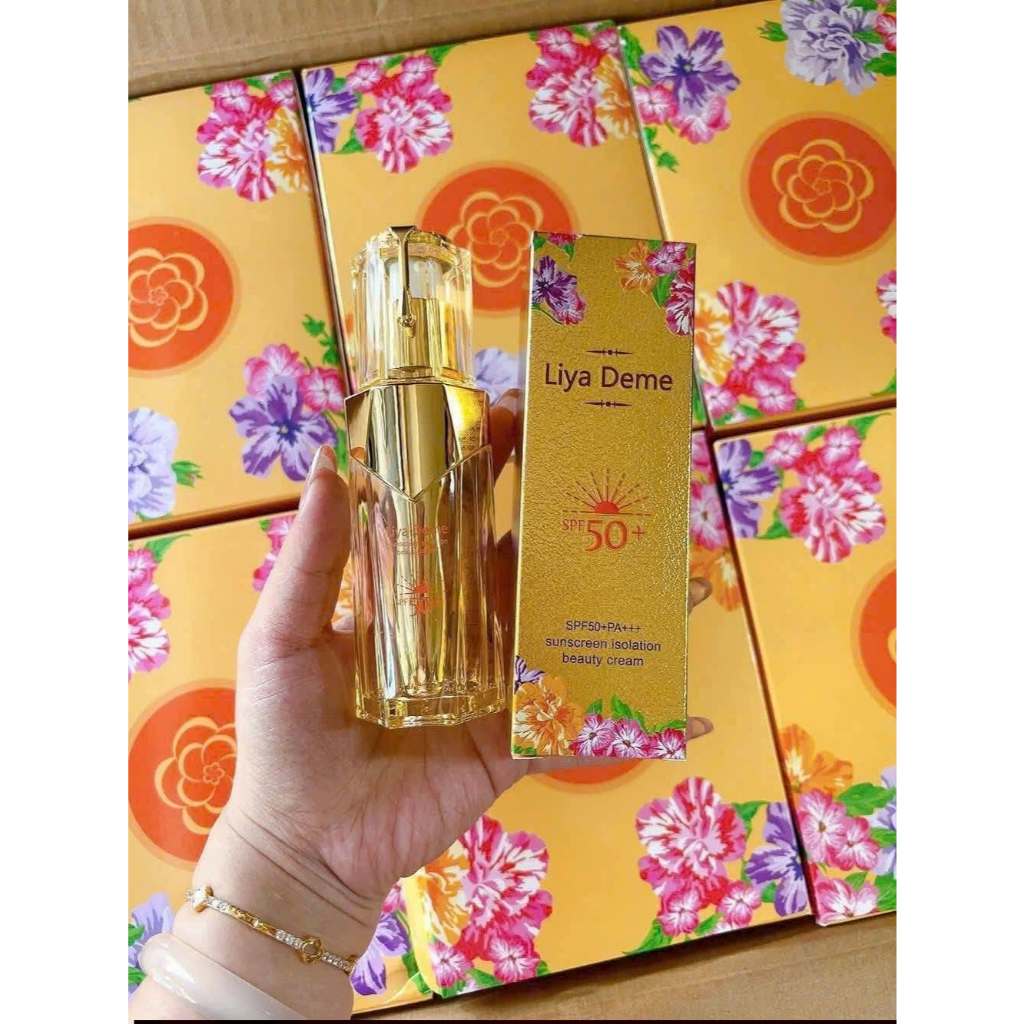 Kem Chống Nắng Liya Deme Bản Nâng Cấp Của Demejine Cấp Ẩm Căng Bóng Mịn Da 40ml