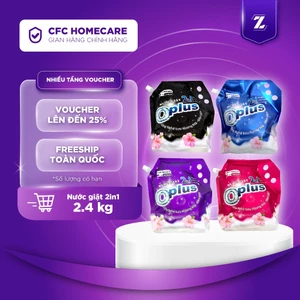 Nước giặt Oplus 2in1 Hương Nước Hoa, Lưu Hương Kép, Túi 2.4KG