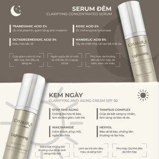 Kem Dưỡng Sáng Da Mờ Nám Ban Ngày Ban Ngày SPF 50 CASMARA Clarifying Anti-Aging Cream 50ml