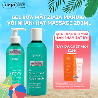 Sữa Rửa Mặt Ziaja Manuka Cho Da Dầu Mụn Ziaja Manuka Tree Purifying Normalising Cleansing Gel 200ml