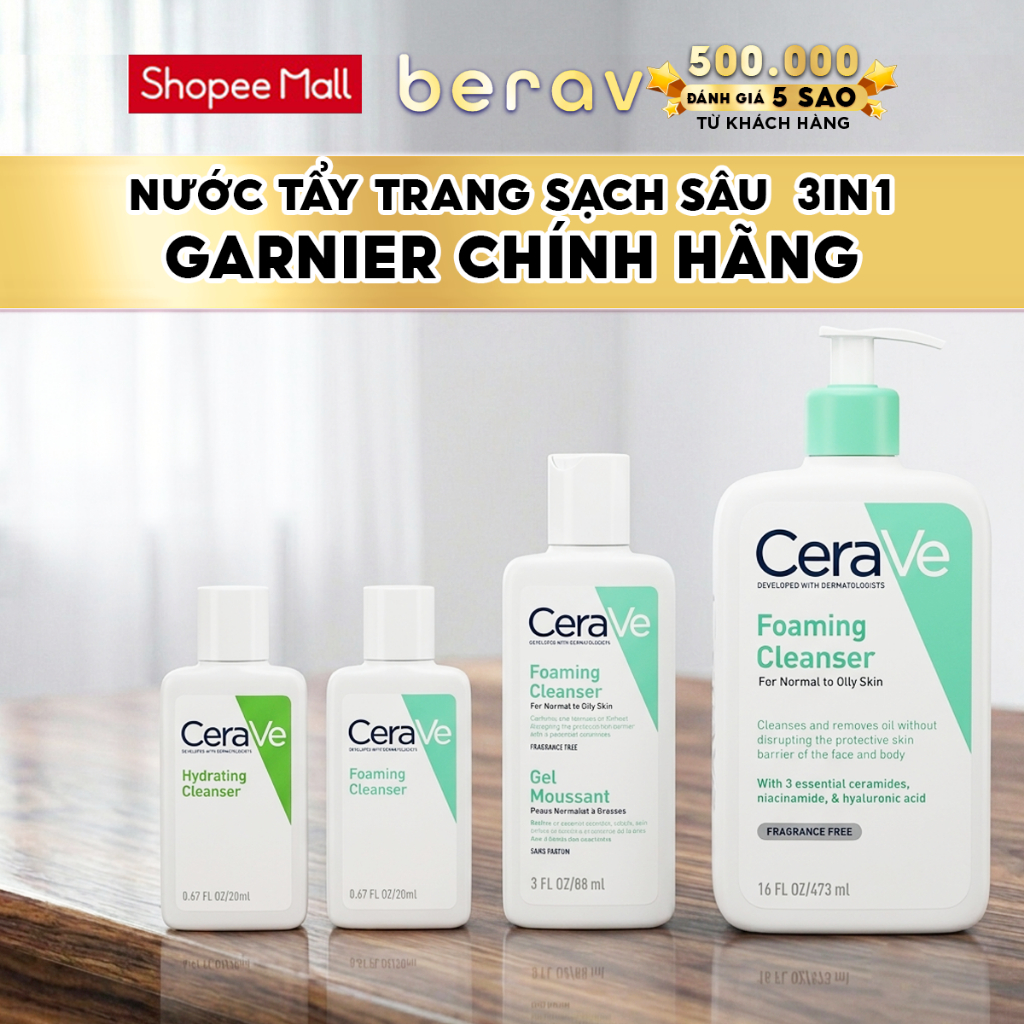 CeraVe Cleansing Oily-skin Facial Cleanser – 473 ml