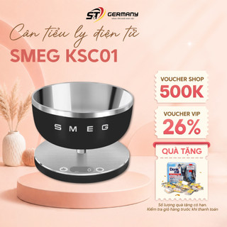 HCM Cân tiểu ly điện tử SMEG KSC01 , cân nhà bếp phong cách Vintage cân tối đa 5kg và có thể sạc GermanySnT