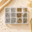 Hộp Đá Nail Mix 12 Ô Cao Cấp – Đá Chân Nhọn & Đá Đáy Bằng Nhiều Kích Thước NC4