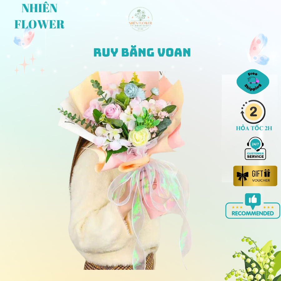 Cuộn Ruy BăngVoan 4Cm Galaxy, Chuyên Dụng Gói Bó Hoa, Giỏ Quà, Trang Trí Quà Tặng, Làm Handmade