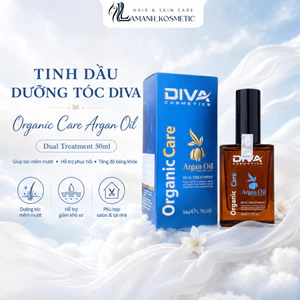 Tinh Dầu Dưỡng Tóc DIVA Argan Oil Dual Treatment 50ml | Dưỡng Tóc Mềm Mượt, Giảm Khô Xơ, Bóng Khỏe.