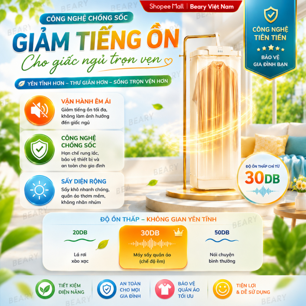 Máy Sấy Quần Áo Gấp Gọn Treo Tường Sang Trọng Nhỏ Gọn METIS, Combo Làm Khô Đồ Với Công Nghệ Sấy 3D Tiết Kiệm Điện - ảnh 3