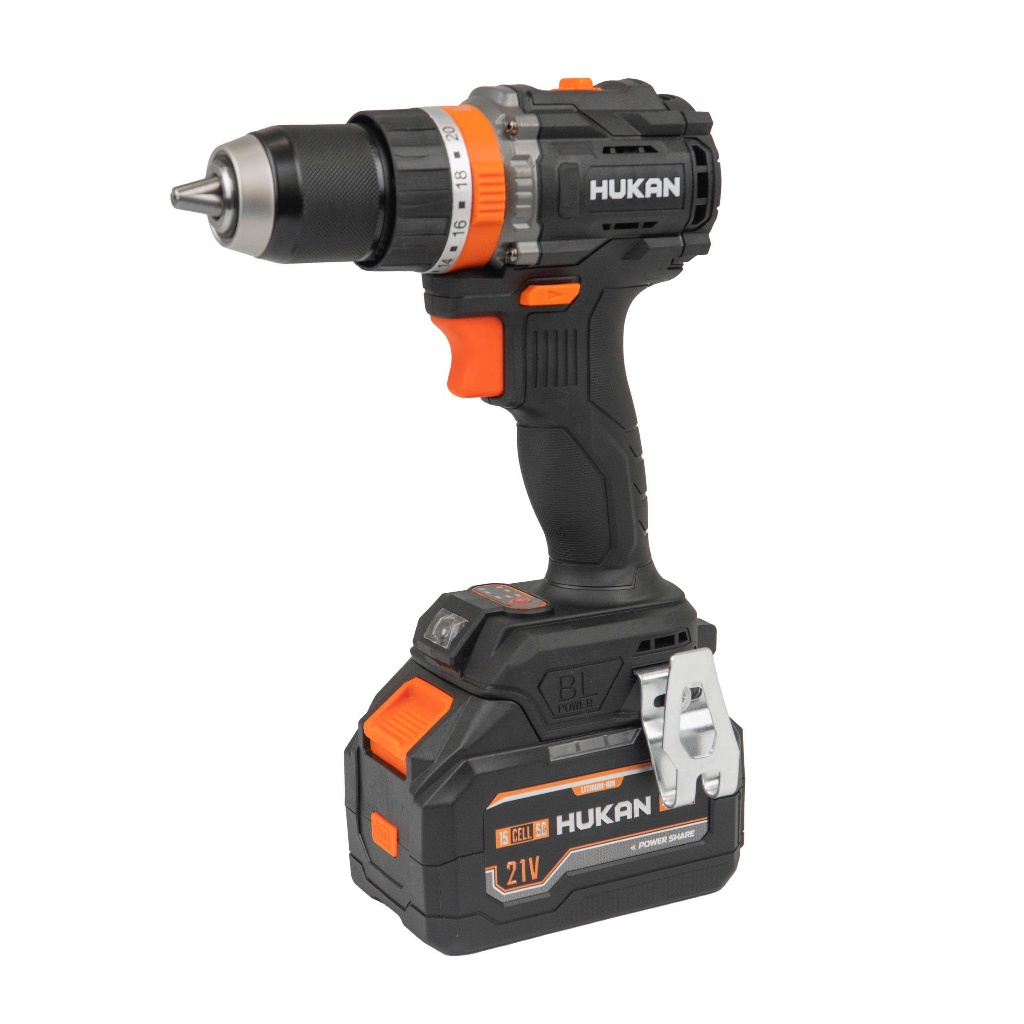 Máy Khoan Pin HUKAN G1-M88PRO 13mm | Khoan 21V | Lực Siết 90N.m | Công Suất 950W | Động Cơ Không Chổi Than |  BH 8 Tháng