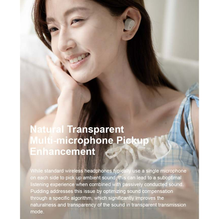 Moondrop Pudding - Tai Nghe Bluetooth Dễ Thương , Bluetooth 6.0, Chống Ồn ANC, Gaming Mode, BH12T | BigBuy360 - bigbuy360.vn