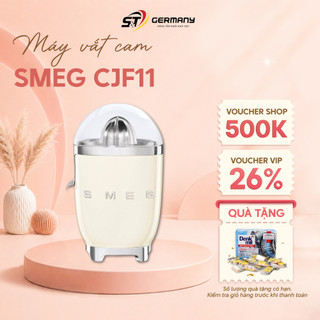 Máy vắt cam SMEG CJF11 phong cách Retro 50s Style, chất liệu cao cấp không chứa BPA, an toàn sử dụng GermanySnT HCM