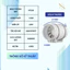 Quạt thông gió hút mùi cấp khí tươi HF 200 130W tặng kèm 2m ống bạc + 1 đai siết