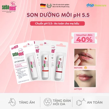 Son Dưỡng Môi Sebamed Sensitive Skin Lip Defense SPF30 4.8gr Hỗ Trợ Dưỡng Ẩm, Phục Hồi Và Chống Nắng