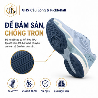 Giày Pickleball Nam Promax PI89 Chính Hãng – Êm Chân, Bám Sân, Hỗ Trợ Đổi Hướng Linh Hoạt