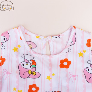 Váy Lanh bé gái, Đầm Lanh bé gái sát nách dáng suông ChuChoaKids [VBC26]