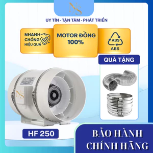 Quạt thông gió hút mùi cấp khí tươi HF 250 225W