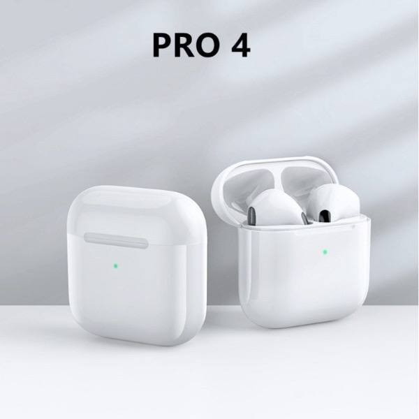 Tai Nghe Bluetooth Pro4, Tai Nghe Bluetooth nhét tai 5.0 – Phù hợp mọi dòng điện thoại bảo hành 6 tháng
