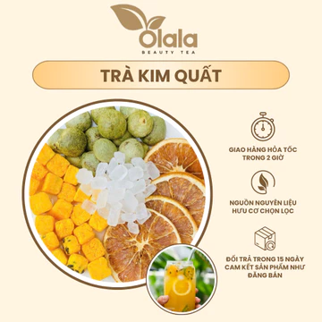 Trà Kim Quất Chanh Dây (Trà Triệu Lộ Tư) Detox Giúp Làm Sáng Da, Thanh Nhiệt Giảm Cân