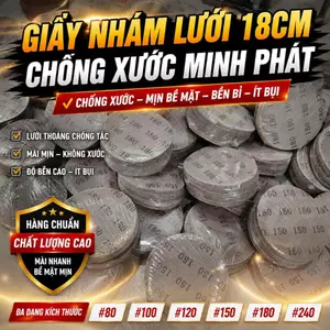 Giấy Nhám Lưới Chà Tường D 18cm Chống Trầy Xướt Minh Phát